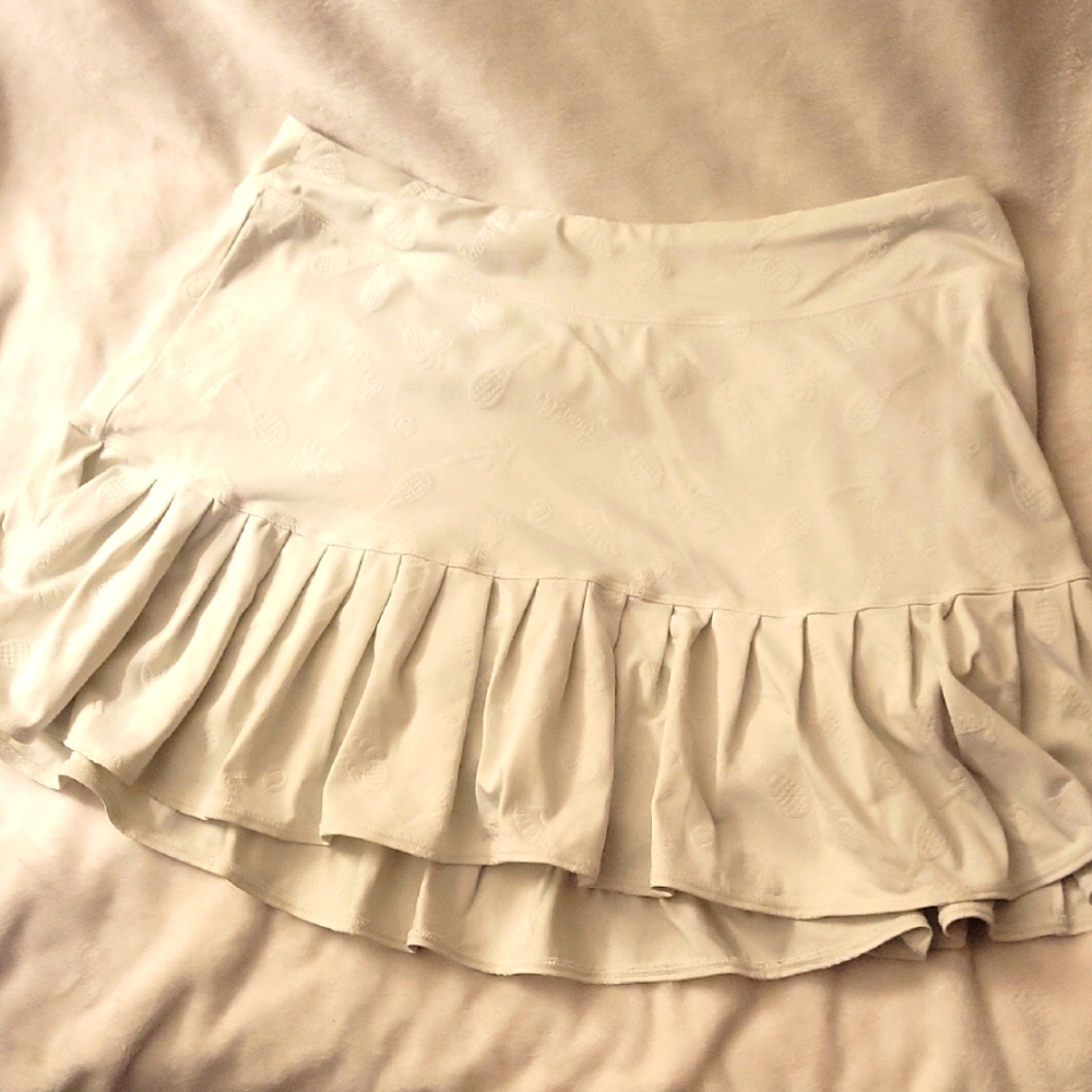 LIly Pulitzer Elegant Cream Skirt Size L